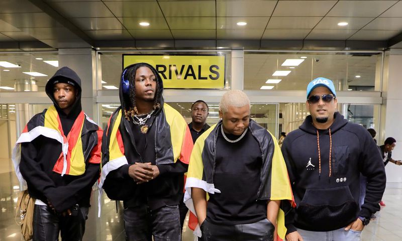 Nigeria's Bayanni, Boy Spice, Magixx  at Entebbe