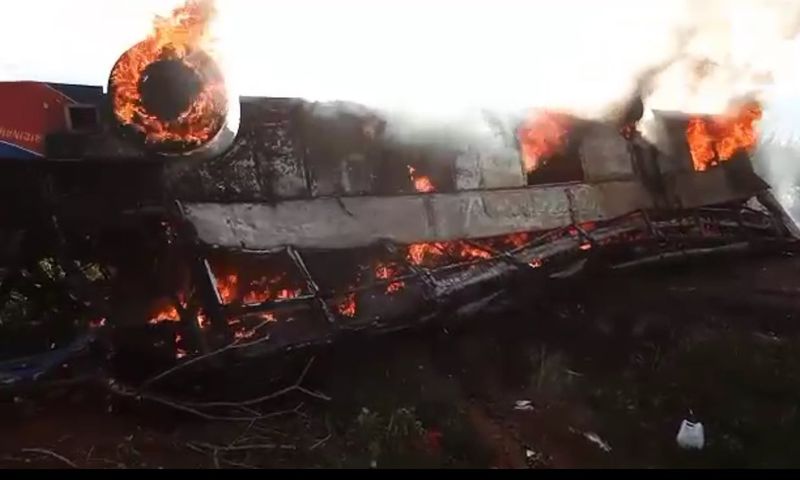Scene from accident