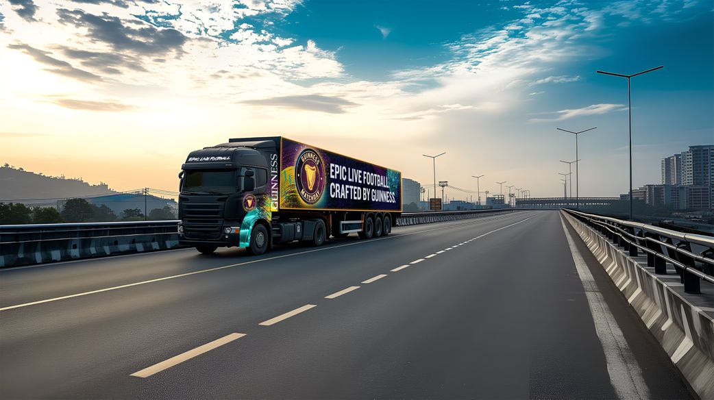 This custom-designed truck redefines the football experience