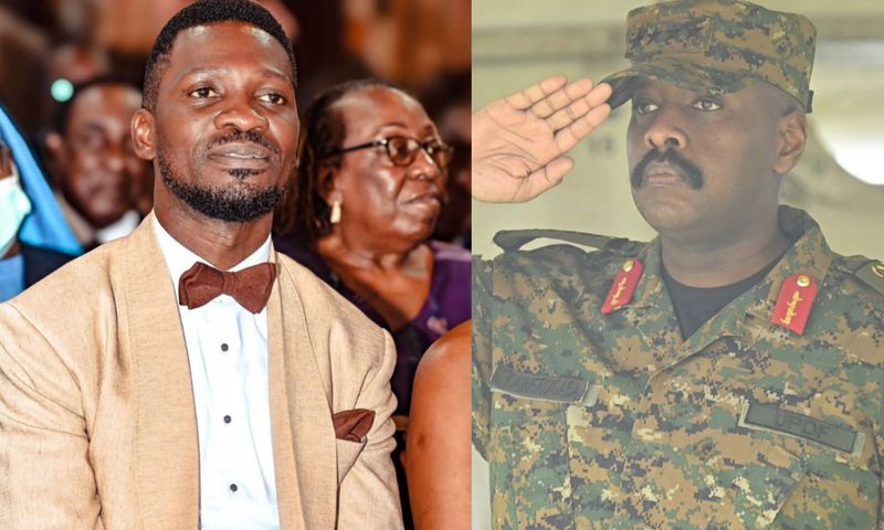Bobi Wine and Gen. Kainerugaba