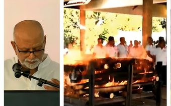 Sudhir Ruparelia paid glowing tribute to his son Rajiv at his cremation