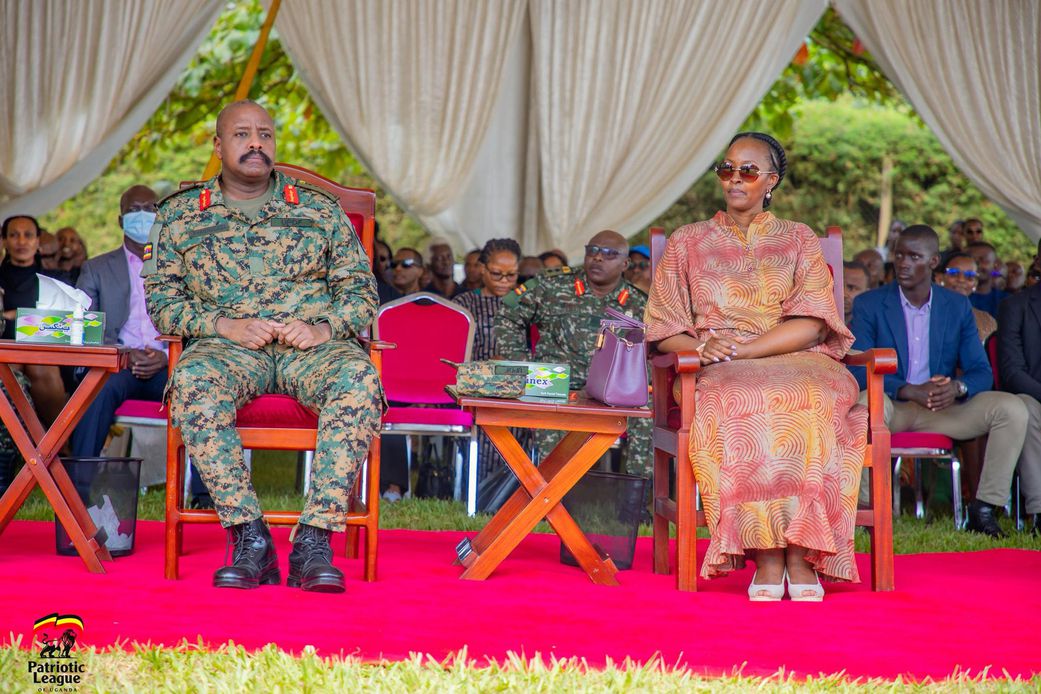 Gen Muhoozi and his wife Charlotte