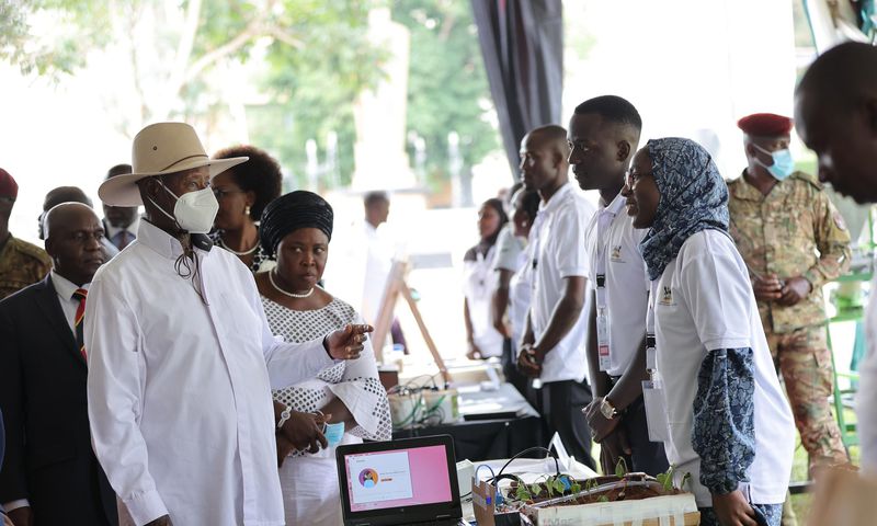 President Museveni launched the Research and Innovations Week at Makerere
