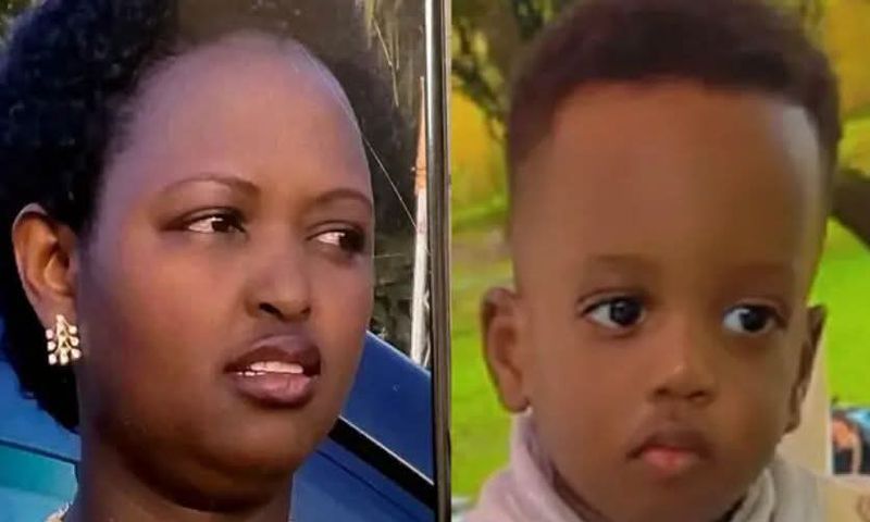 Mutesi and her deceased son