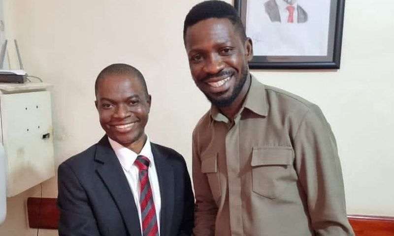 Bobi Wine and Muhammad Ssegirinya
