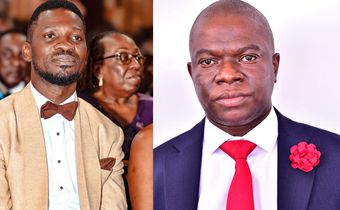 Bobi Wine and Mohammed Ssegirinya