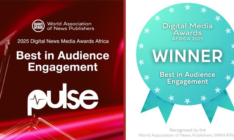 Pulse Africa wins 2025 WAN-IFRA Digital Media Awards for leading audience-first content strategy in Africa