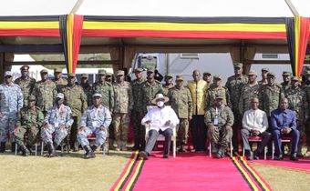 President Museveni paid tribute to the fighters of the National Resistance Army (NRA)