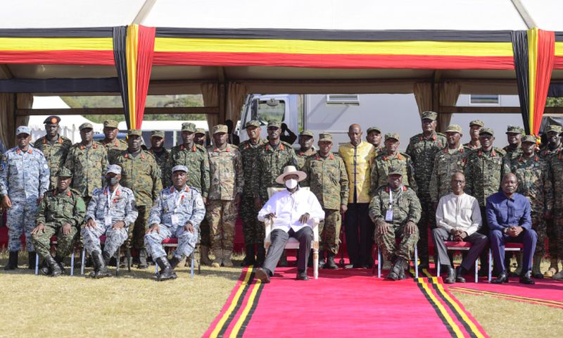 President Museveni paid tribute to the fighters of the National Resistance Army (NRA)