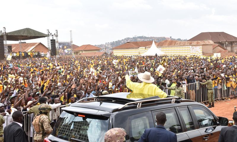 President Museveni campaigned in Kawempe