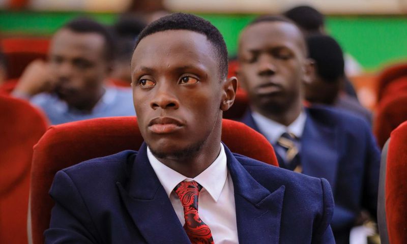Makerere University Guild President, James Churchill Ssentamu,