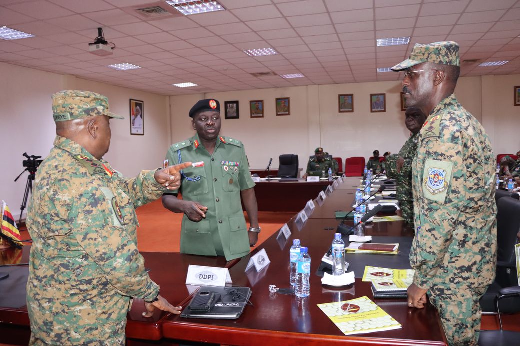 The Nigerian officers are in Uganda to learn from the UPDF’s experience and expertise.