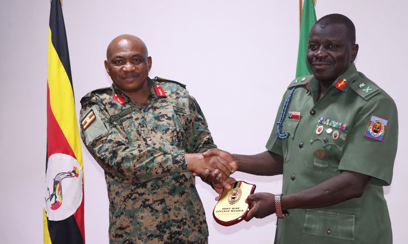 The UPDF Chief of Joint Staff thanked the Nigerian delegation for choosing Uganda as their destination