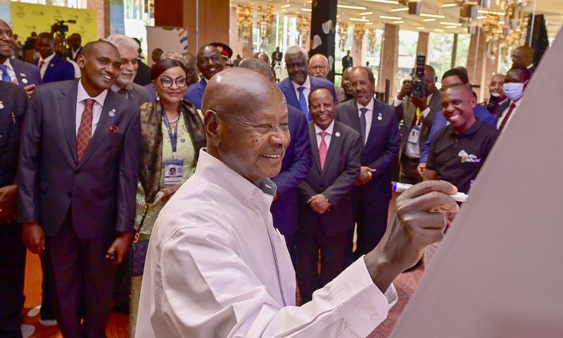 President Museveni at the  (CAADP) summit