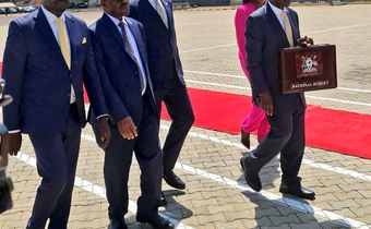 Minister Maitia Kasaija delivered the budget speech