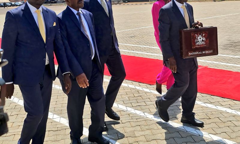 Minister Maitia Kasaija delivered the budget speech