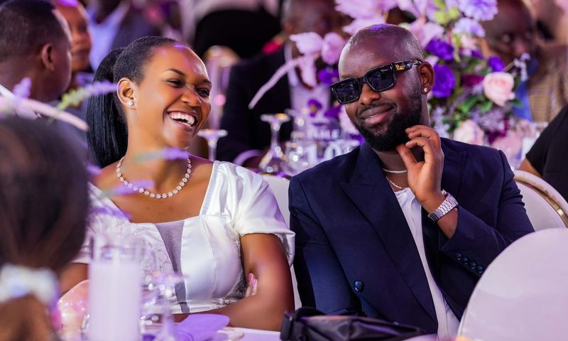 Phiona Nyamutoro and Eddy Kenzo