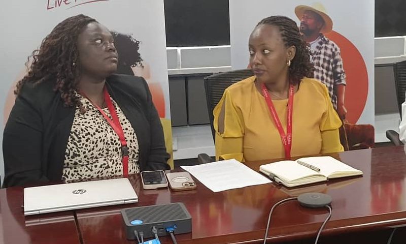 Camilla Mindru, Marketing and Communications Manager and Adrine Twinamatsiko, Customer Experience Manager at Jubilee Life