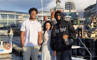 Zari Hassan with her sons