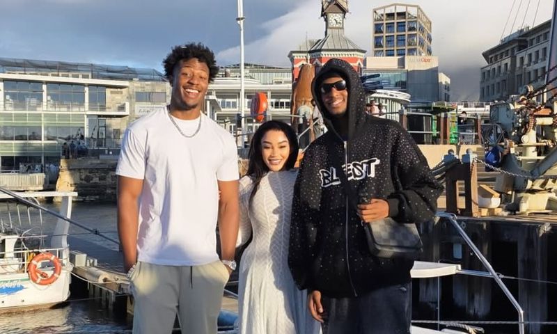 Zari Hassan with her sons