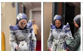 Haula, the bride, whose Gomasi design sparked a debate
