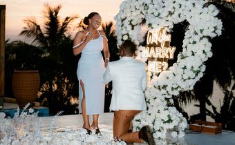 Ykee Benda popped the question