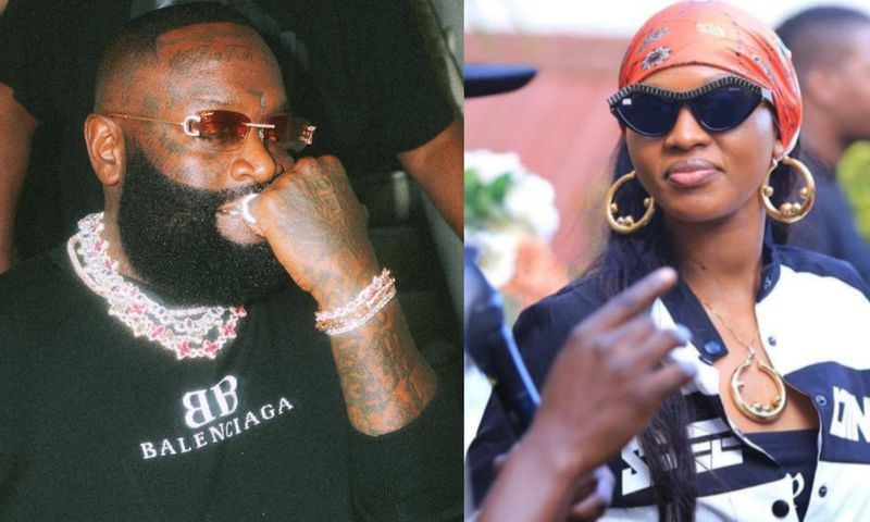 Rick Ross and Spice Diana