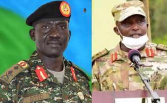 Generals Richard Otto and James Birungi