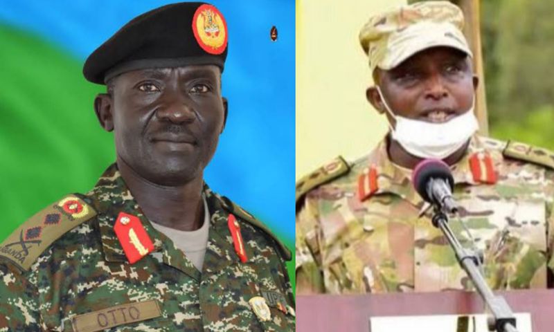 Generals Richard Otto and James Birungi