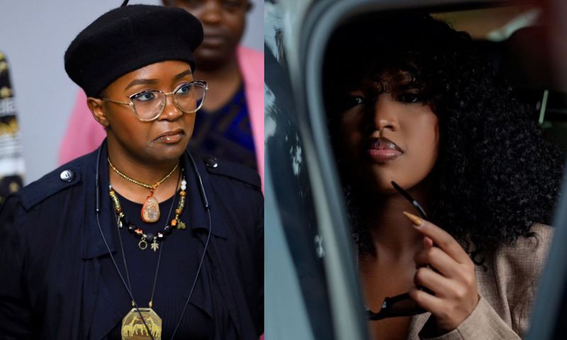 Anne Kansiine and Sheilah Gashumba
