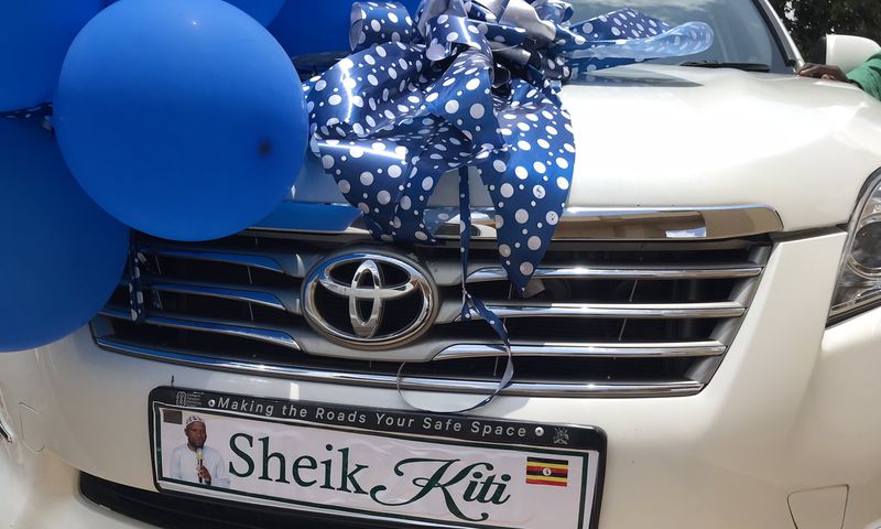Sheikh Kiti received a new car