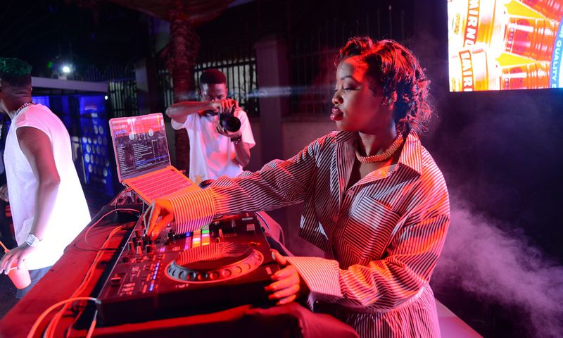 DJ Etania hosted the unveiling party