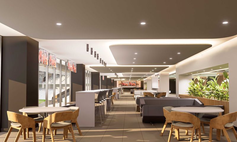 Renders of the VIP and Hospitality Lounge at Hoima City Stadium have excited netizens who can't wait for the stadium to be completed.