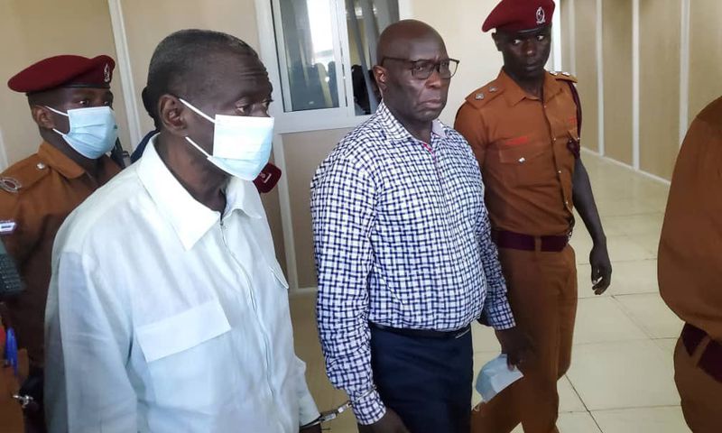 Col Dr Kizza Besigye in court today (photo courtesy)