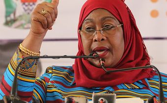 Tanzanian President Samia Suluhu