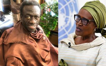 Kizza Besigye and Winnie Byanyima