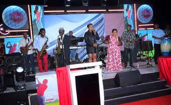 Afrigo Band entertain guests at the 19th Hole dinner experience of the 2025 Absa Captain's Bell