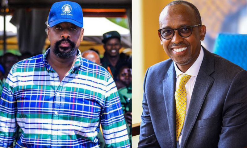 Gen Kainerugaba and Odrek Rwabwogo