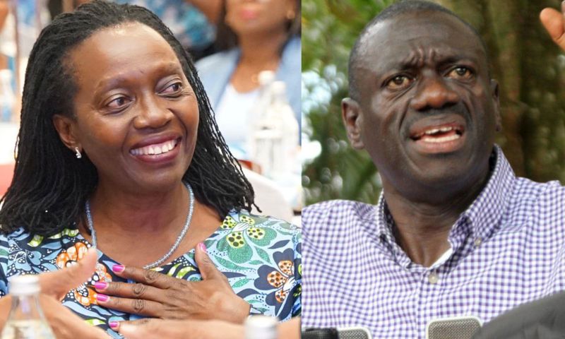 Martha Karua and Kizza Besigye