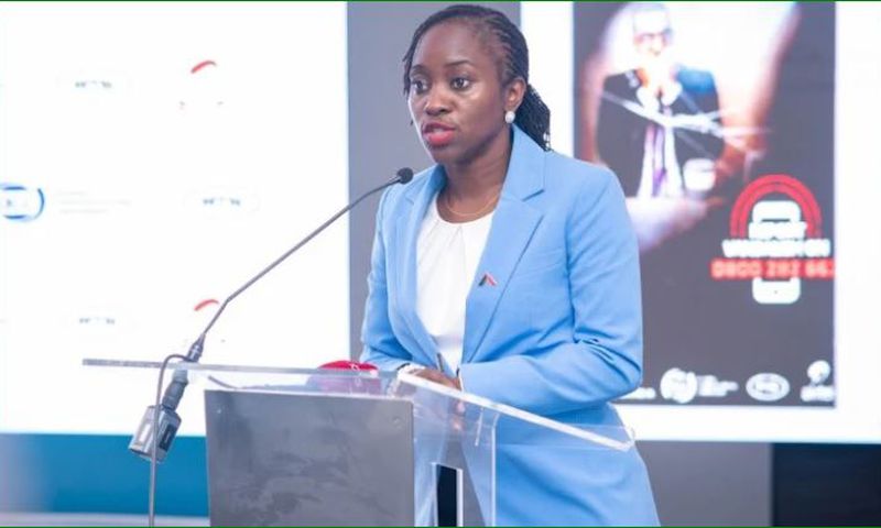 Dorothy Ssemanda, CEO of ATC, spoke during the beginning of the anti-vandalism campaign.