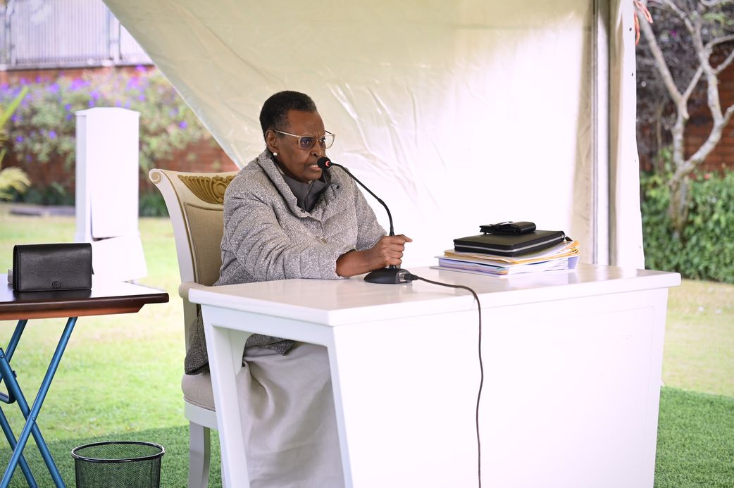 Minister Janet Museveni met the striking teachers