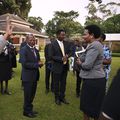 Minister Janet Museveni met the striking teachers