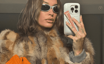 Hailey Bieber’s brand, Rhode, launched the original lip gloss phone case featuring a groove to hold a lip gloss.