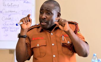 Frank Baine Mayanja, Senior Commissioner of Prisons and Service Spokesperson