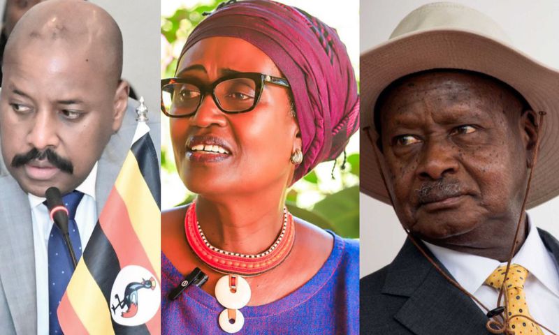 Gen. Kainerugaba, Byanyima and Museveni