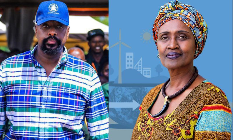 Gen. Kainerugaba and Byanyima