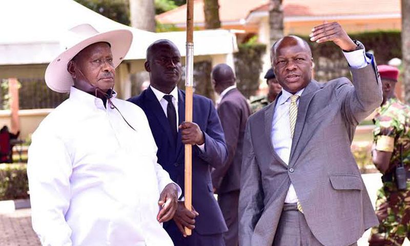 President Museveni with Kabaka Mutebi