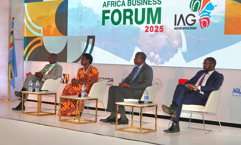A panel at the Africa Business Forum