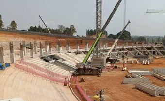 Hoima Stadium construction