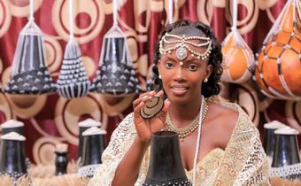 A bride in Ankole traditional marriage